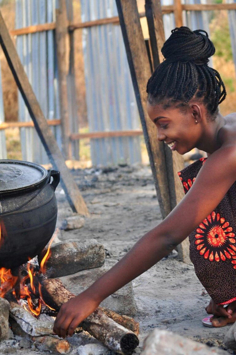 A young woman is cooking. Bringing our minds back to what ingredients are you using? We're all equipped with what we need to make our lives as beautiful as we desire. No need to wait until you're perfect to make the first move.
